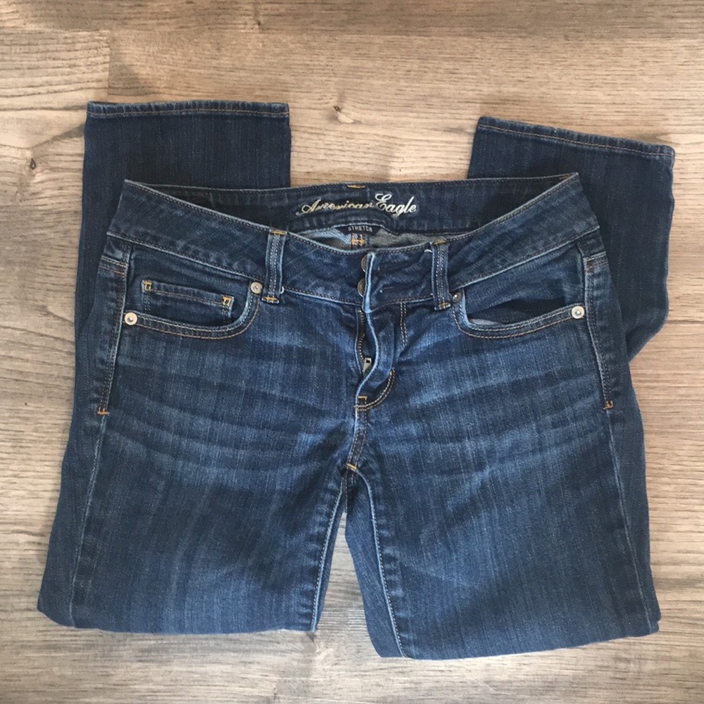 American Eagle Artist Crop Stretch Jeans